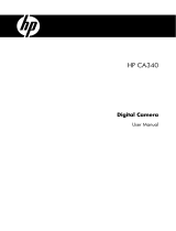 HP CA340 Digital Camera User manual
