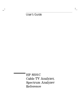 HP 8591C User manual