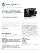 HP CC330 Digital Camera Product information