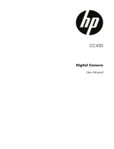 HP CC450 Digital Camera User manual