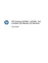 HP LA2006x User manual