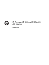 HP LE1852ms User manual