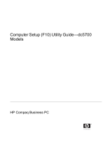 HP dc5700 User manual