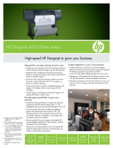 HP Designjet 4020 Series User manual