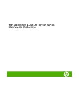 HP DesignJet L25500 User manual