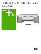 HP Deskjet F2100 All-in-One Printer series User guide