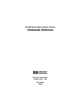 HP 3000 SERIES Command Reference Manual