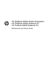 HP (Hewlett-Packard) EliteBook 8460w Mobile Workstation User manual