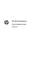 HP ePrint Enterprise Installation guide
