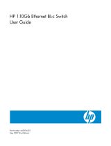 HP Ethernet BL-c Switch User manual