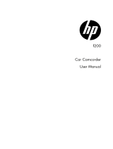 HP f200 Car Camcorder User manual