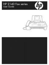 HP Fax 2140 User manual