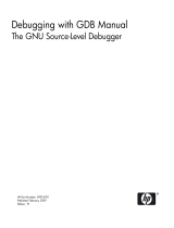HP gnu source-level debugger 5992-4701 User manual
