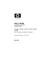 HP iPAQ H1900 Series User manual