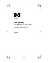 HP IPAQ H2200 User manual