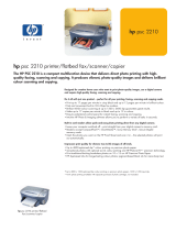 HP PSC 2210 User manual
