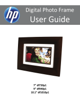 HP df1010p1 Digital Picture Frame User manual