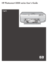 HP Photosmart 8200 Printer series User manual