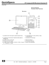 HP DX2400 User manual