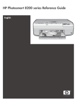 HP Photosmart 8200 Printer series User manual
