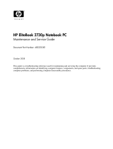 HP (Hewlett-Packard) 2730p User manual