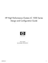 HP High Performance Clusters LC 1000 Series 359449-001 User manual