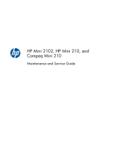 HP Mini 2102 User manual