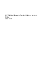 HP Mobile Remote Control User manual
