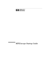 HP MPEGscope User manual