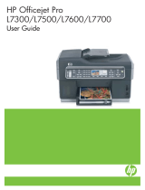 HP (Hewlett-Packard) Officejet Pro L7600 All-in-One Printer series User manual
