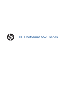 HP Photosmart 5520 e-All-in-One 5520 User manual