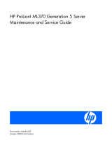 HP ML370 User manual