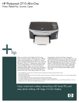 HP Widescreen LCD Monitor 2710 User manual