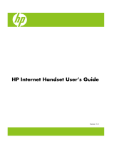 HP Internet Handset User manual