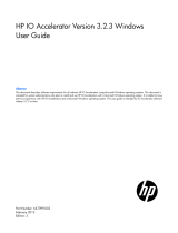 HP IO Accelerator for BladeSystem c-Class Windows User manual