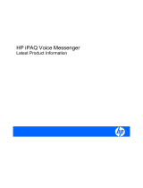 HP iPAQ Voice Messenger Product information