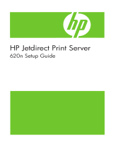 HP Jetdirect 620n Fast Ethernet Print Server Installation guide