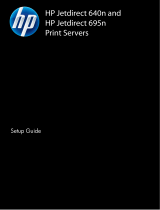 HP Jetdirect 695nw Print Server Installation guide