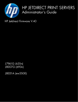 HP Jetdirect 690n IPv6/IPsec 802.11g Wireless Print Server User guide
