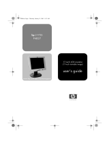 HP L1725 - 17 Inch LCD Monitor User manual