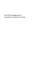 HP 530 Notebook PC User manual