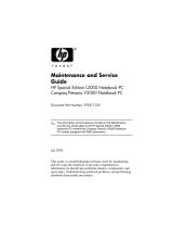 HP special edition l2000 compaq presario v2000 User manual