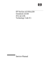 HP Laptop XZ200 User manual