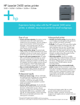 HP LaserJet 2400 series User manual