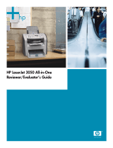 HP LaserJet 3050 All-in-One User manual