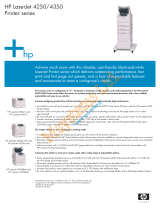 HP LaserJet 4250 Series User manual