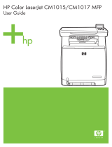 HP Color LaserJet CM1015/CM1017 Multifunction Printer series User manual