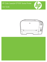 HP Color LaserJet CP1510 Printer series User manual