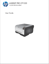 HP LaserJet Pro CP1520 series User manual