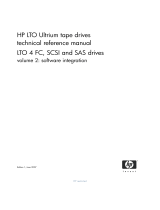 HP LTO 4 FC User manual